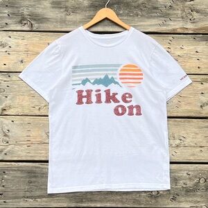 Merrell Cotton Blend Hike On White T-Shirt Men’s Size Medium